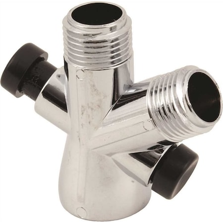 Proplus Push-Button Diverter For Showers in Chrome 194011